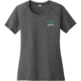 Biggby Barbarians Ladies PosiCharge Tri-Blend Wicking Scoop Neck Raglan Tee