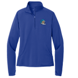 BagelEddi's Ladies Sport-Wick Stretch 1/4-Zip Pullover